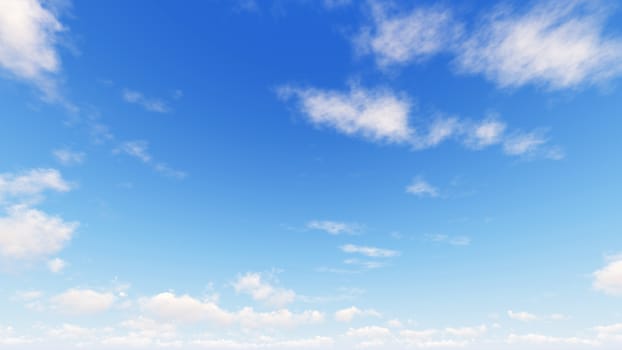 Cloudy blue sky abstract background, blue sky background with tiny clouds, 3d illustration