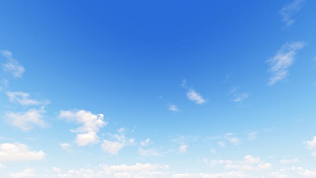 Cloudy blue sky abstract background, blue sky background with tiny clouds, 3d illustration