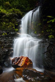 A short hike will bring you to Edith Falls, a pretty waterfall located in The Valley of the Waters, Wentworth Falls Blue Mountains Australia