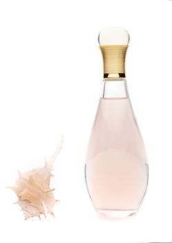 perfume bottle white background