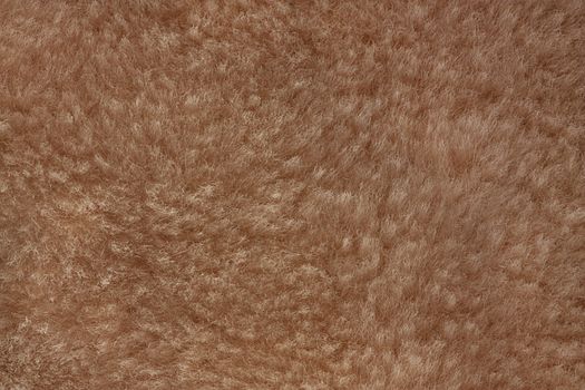 brown shaggy skin of an animal closeup texture, Fur Texture.