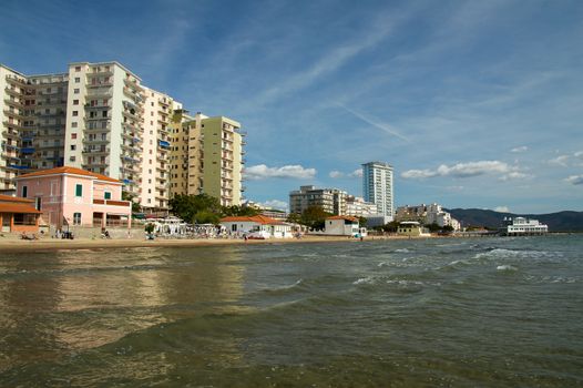 a beautiful view of the follonica beach