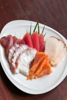 Sashimi set, japanese groumet cuisine