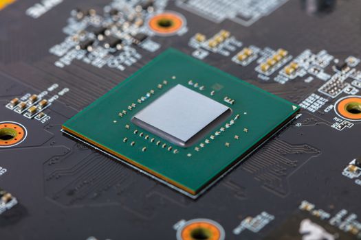 electronics background computer part close-up board