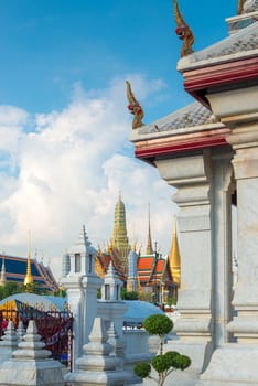 The architecture of Thailand and a view of the Royal Palace, Bangkok