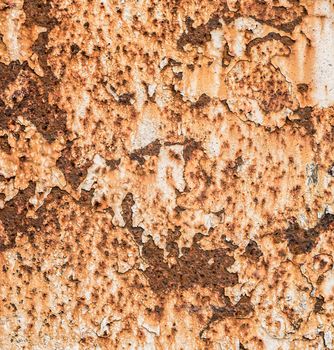 Abstract Background Texture Of Peeling Orange Rust
