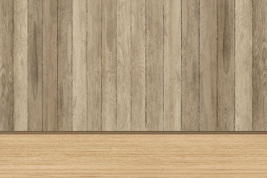 room perspective, wood room texture wall and wooden plank grou