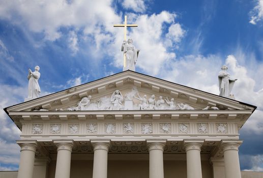 St. Stanislaus and St Ladislaus cathedral in Vilnius, Lithuania