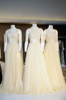 White wedding dress on doll mane ken