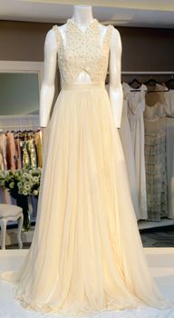 White wedding dress on doll mane ken