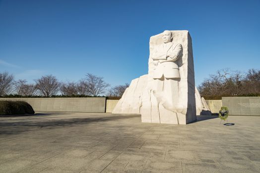 Martin Luther King Junior Memorial in Washington DC, USA