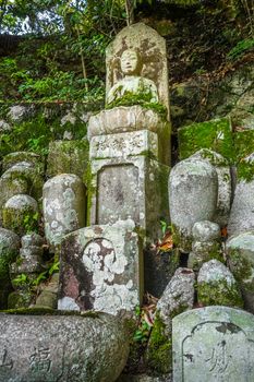 graveyard in Chion-in temple garden, Kyoto, Japan