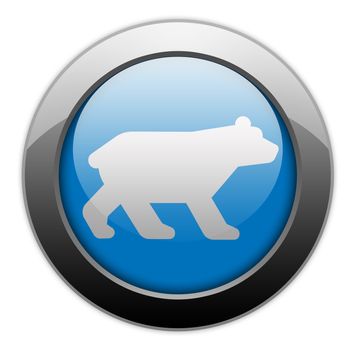 Icon, Button, Pictogram with Bear symbol