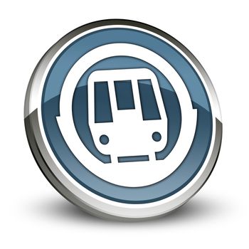 Icon, Button, Pictogram with Subway symbol