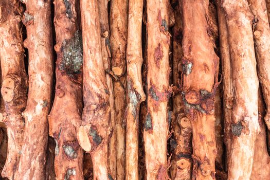 Pile firewood prepared for fireplace