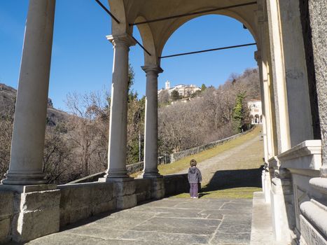 chapel of the sacred mountain of Varese, unesco heritage of humanity