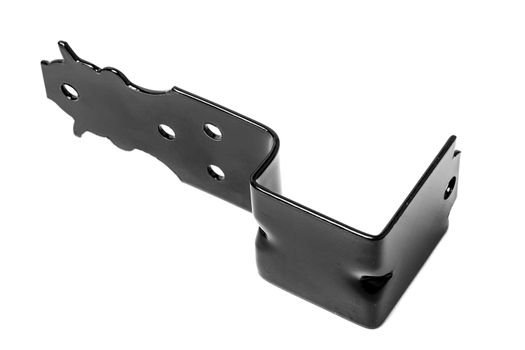 black metal fixator, support for wooden beams