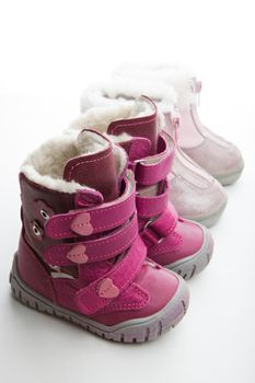Baby Winter Shoes Studio quality White Background