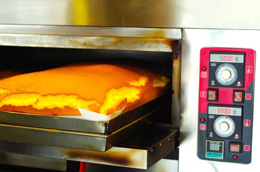 taiwanese traditional sponge cake from the oven