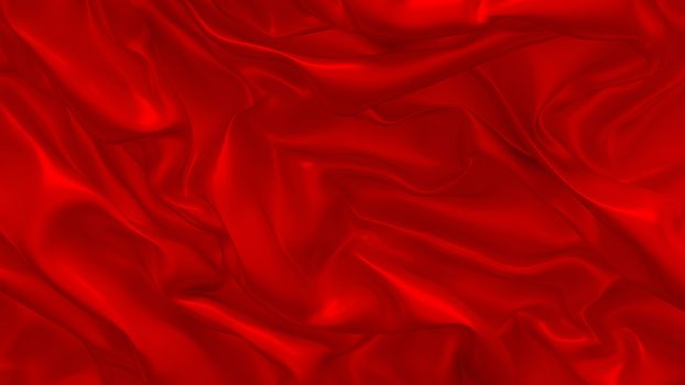 3D Illustration Abstract Background with Glare and with the Red