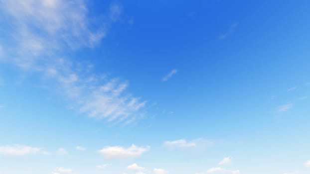 Cloudy blue sky abstract background, blue sky background with tiny clouds, 3d illustration