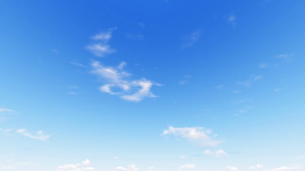 Cloudy blue sky abstract background, blue sky background with tiny clouds, 3d illustration