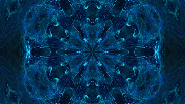 Abstract fractal light background. Digital 3d rendering backdrop.