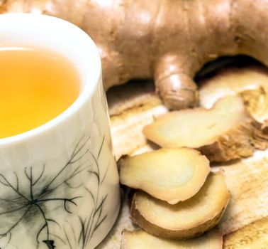 Outdoor Ginger Tea Indicating Spices Beverages And Teas