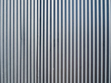close up of corrugated sheet metal texture background