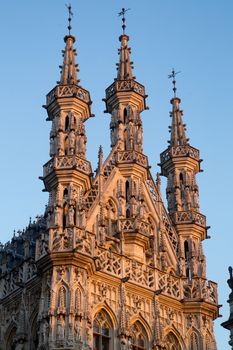 The old city hall building of Leuven, Belgium