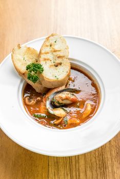 Pasta with Seafood Marinara sauce