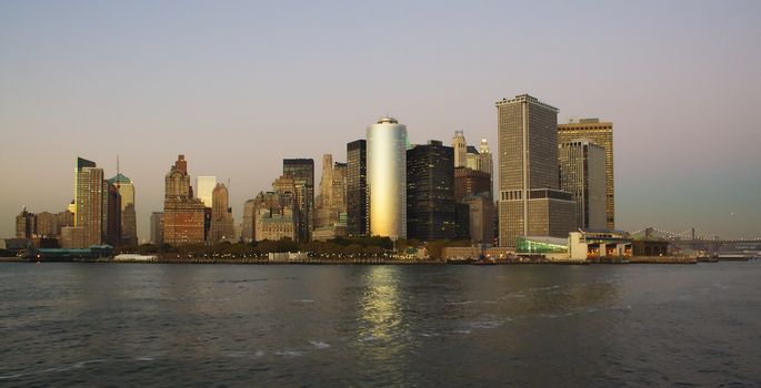 Southmost point of Manhattan, taken from the river