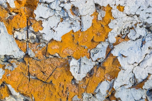 old plaster with red spots, old building texture plaster