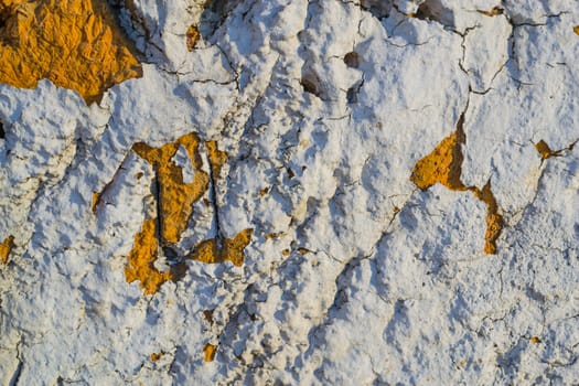 old plaster with red spots, old building texture plaster