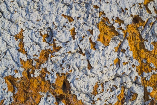 old plaster with red spots, old building texture plaster