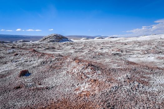 Valle de la Luna landscape in San Pedro de Atacama, Chile