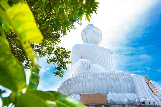 Big Buddha in phuket island.Temple and monastery in Thailand