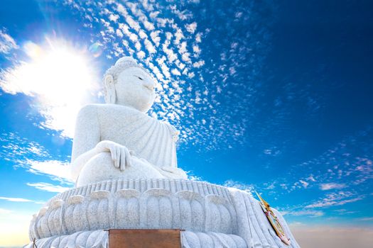 Big Buddha in phuket island.Temple and monastery in Thailand