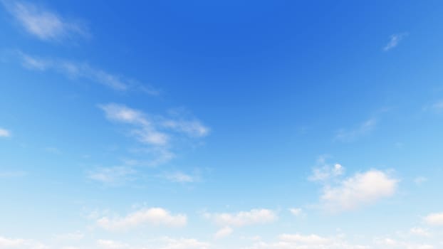 Cloudy blue sky abstract background, blue sky background with tiny clouds, 3d illustration