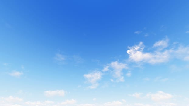 Cloudy blue sky abstract background, blue sky background with tiny clouds, 3d illustration