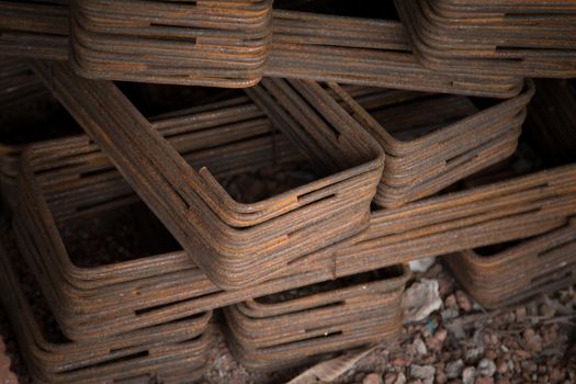 iron used in construction.