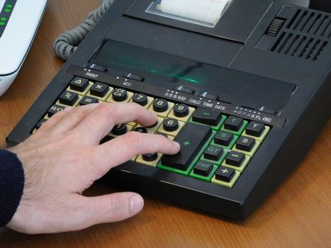 write with the calculator