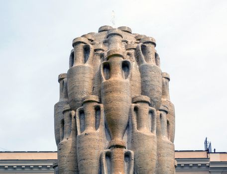 The Fontana delle Anfore (Fountain of the Amphorae), located in Testaccio, a quarter of Rome. The motive of the amphorae refers to the Monte Testaccio and to the symbol of the whole quarter