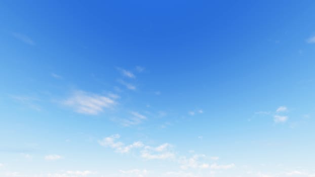 Cloudy blue sky abstract background, blue sky background with tiny clouds, 3d illustration