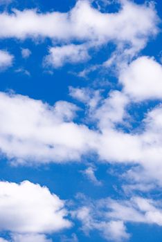 Beautiful clouds on a blue sky day in Sunny weather