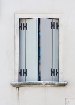 exterior of an old building with windows