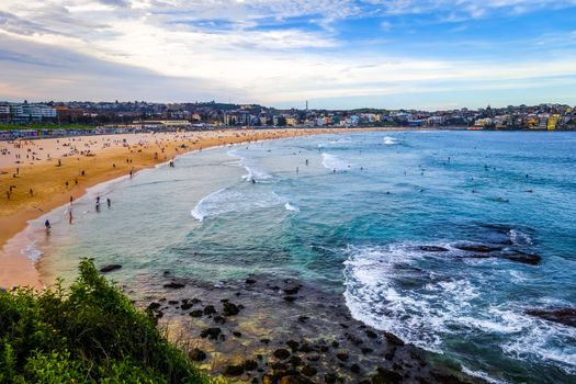 Bondi Beach and seascape view, Sidney, Australia