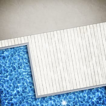 An illustration of a beautiful pool background