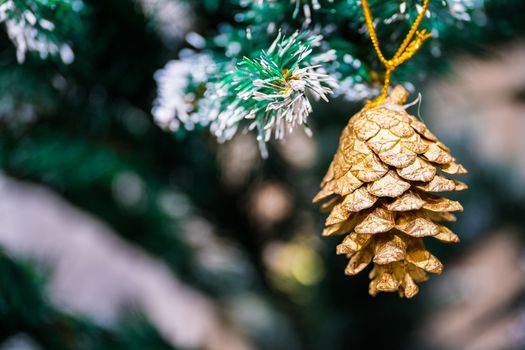 Christmas tree and decorations.