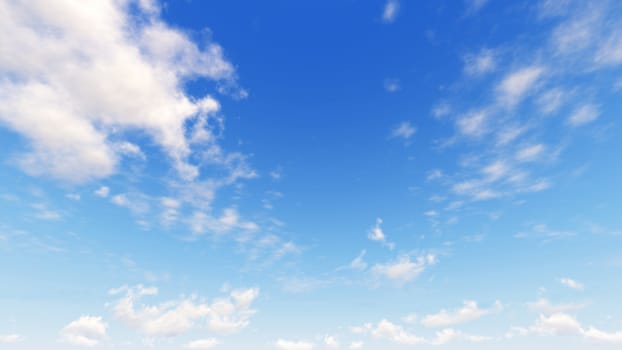 Cloudy blue sky abstract background, blue sky background with tiny clouds, 3d illustration